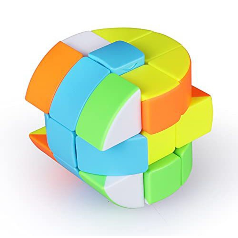 Cylinder Barrel High Speed stickerless Magic Cube 3x3x3