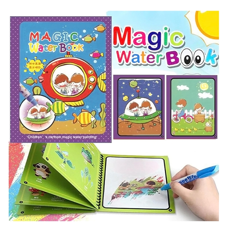 Aquarium Magic resuable Water-Coloring Book (Small)