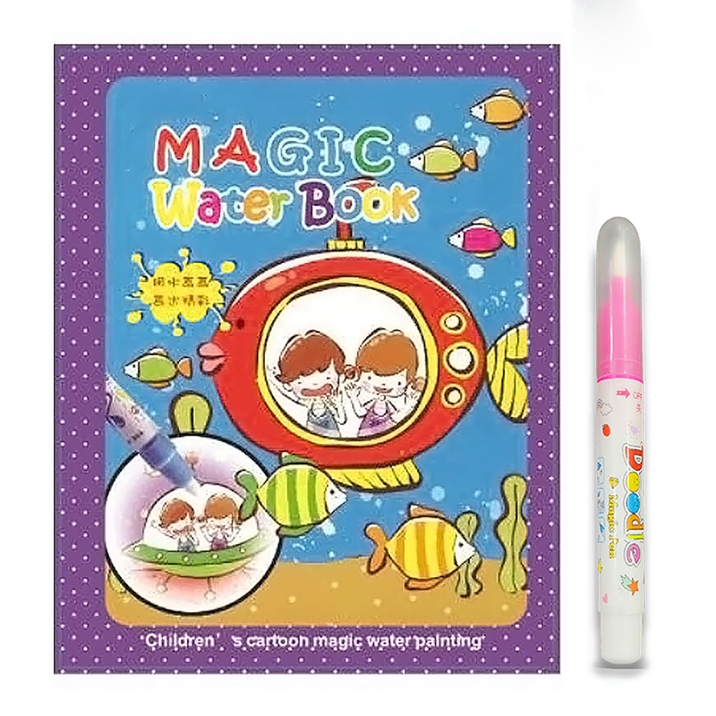 Aquarium Magic resuable Water-Coloring Book (Small)