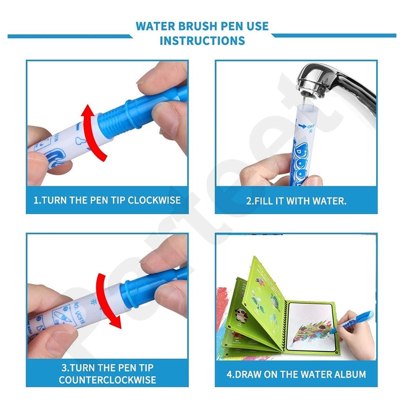 Aquarium Magic resuable Water-Coloring Book (Small)