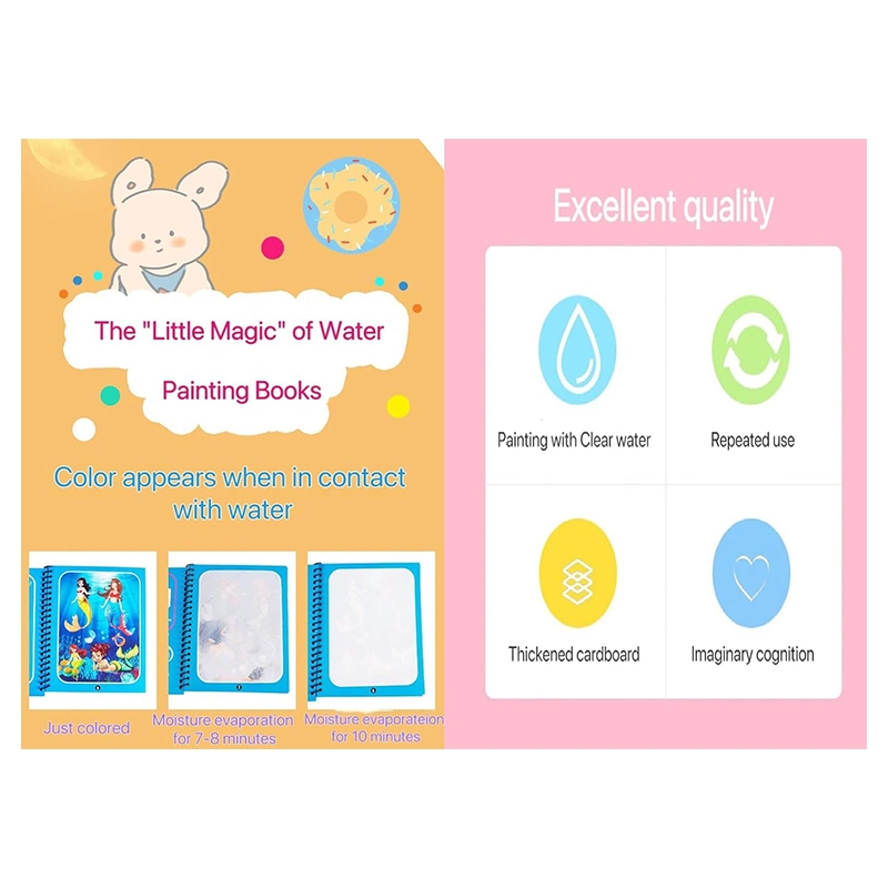 Aquarium Magic resuable Water-Coloring Book (Small)