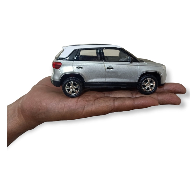 Bretza White Car (New Release) (Silver, Pack of: 1)