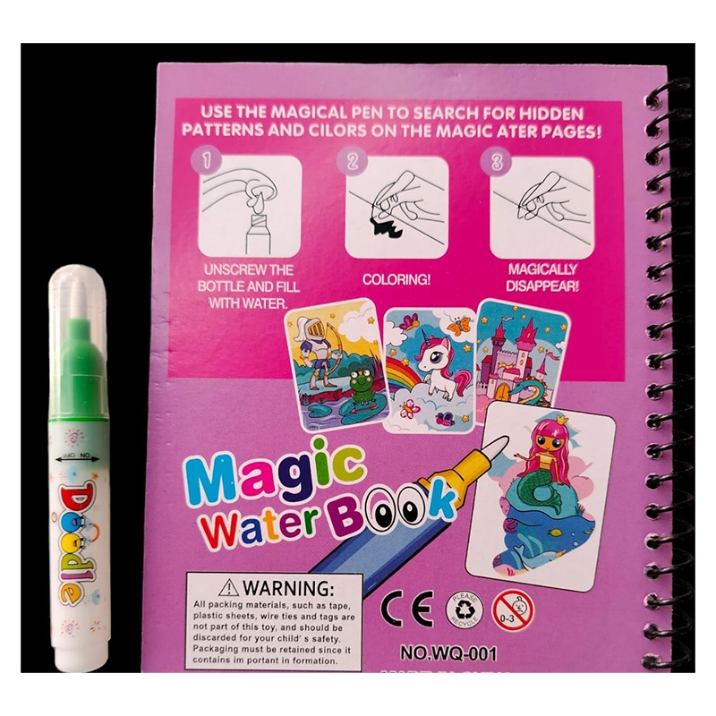 Sofia Magic resuable Water-Coloring Book (Small)