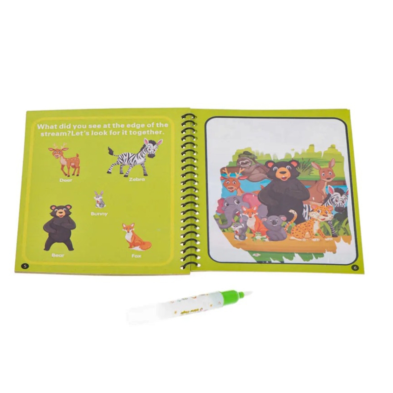 Animal Magic resuable Water-Coloring Book (Small)