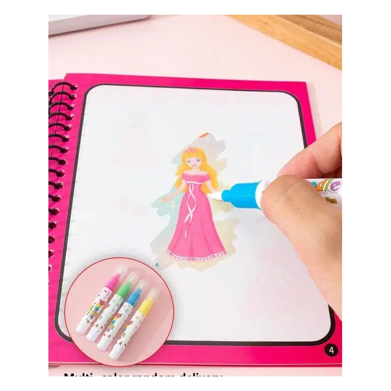 Cyndrella Magic resuable Water-Coloring Book (Small)