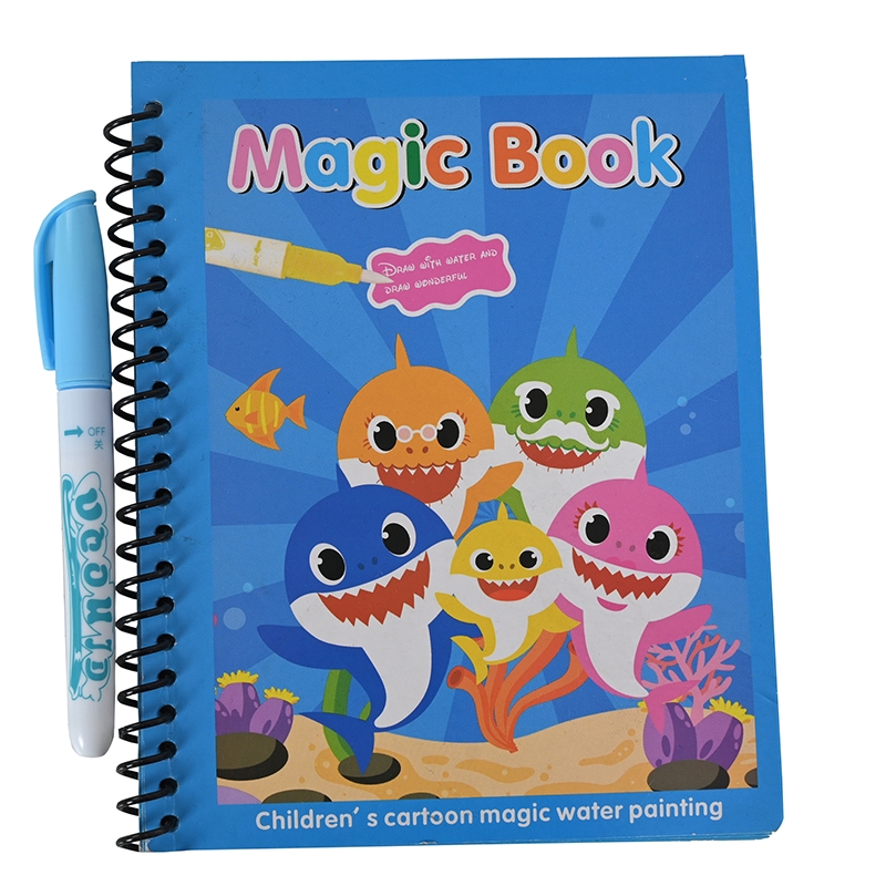 Sharks Magic resuable Water-Coloring Book (Small)