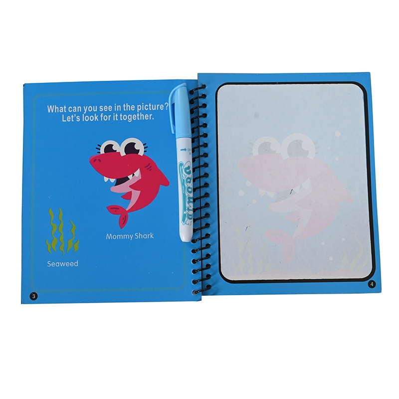 Sharks Magic resuable Water-Coloring Book (Small)