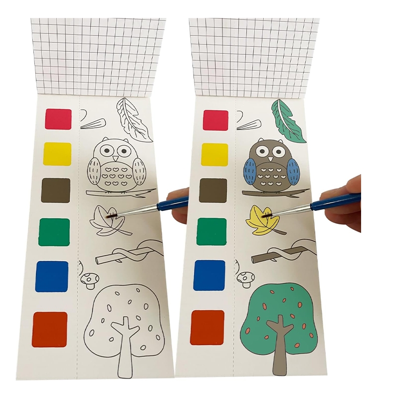 Forest world of animal Water colour painting book