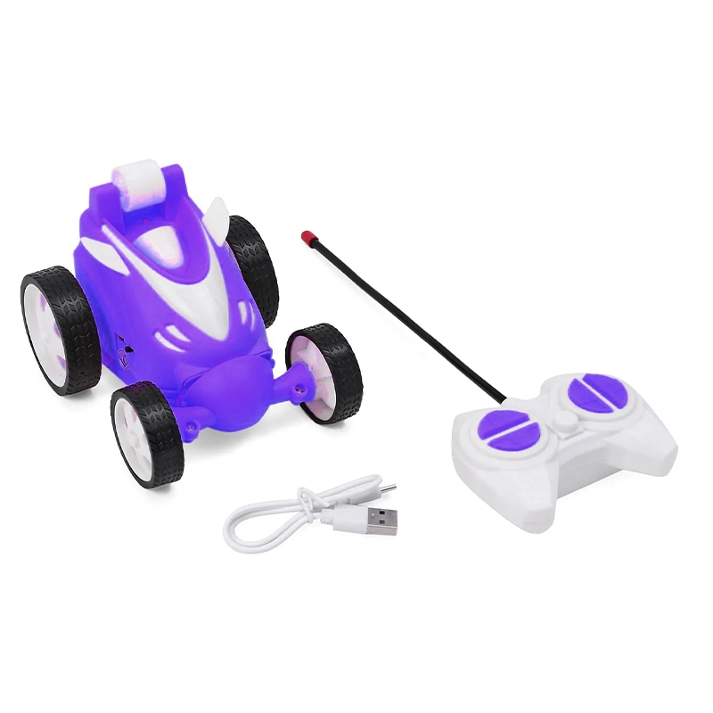 ToysNus 1:24 scale 360 degree Radio Control Stunt car (Purple)