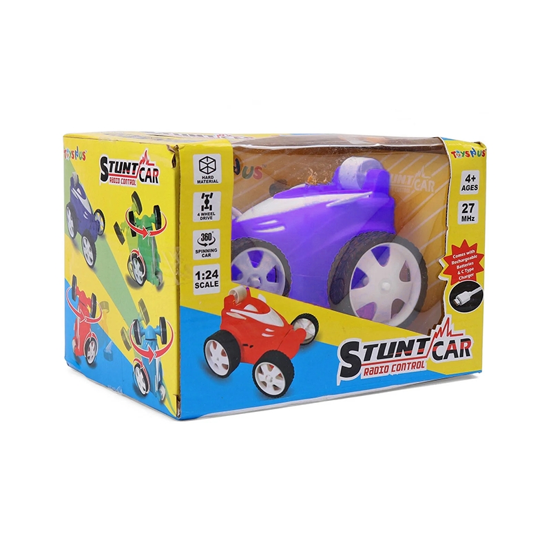 ToysNus 1:24 scale 360 degree Radio Control Stunt car (Purple)
