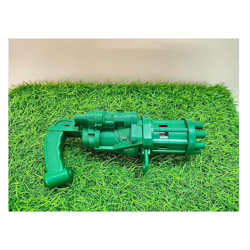 Gatling 8 Hole Electric Bubble Gun (Green)
