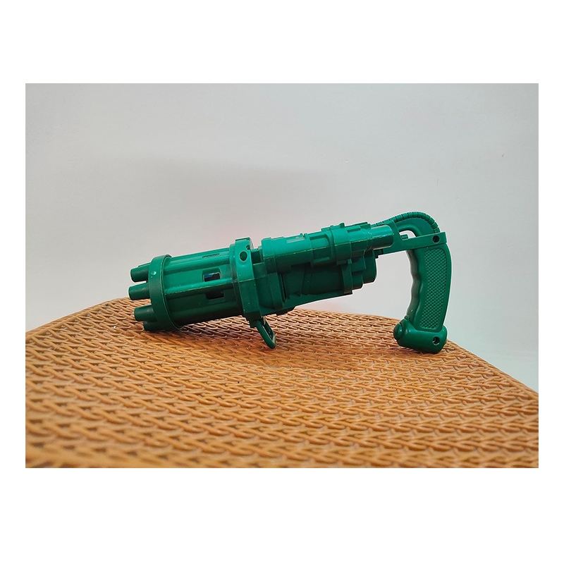 Gatling 8 Hole Electric Bubble Gun (Green)
