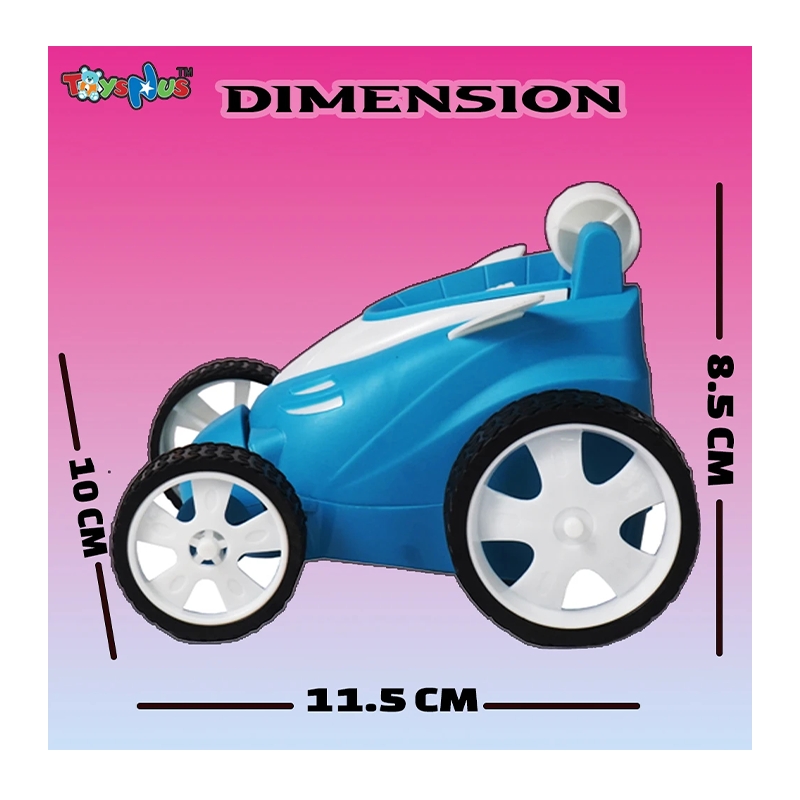 ToysNus 1:24 scale 360 degree Radio Control Stunt car (Blue)