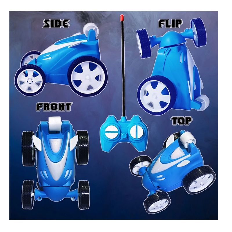 ToysNus 1:24 scale 360 degree Radio Control Stunt car (Blue)