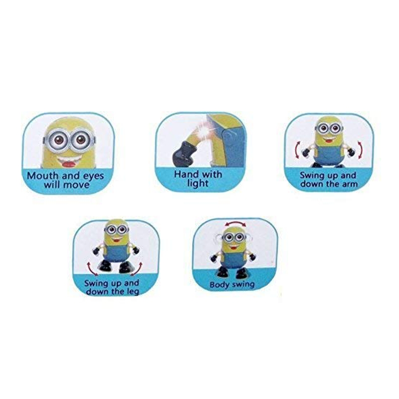 Dancing Minion Cartoon Lighting With Musical Toy (Blue, Yellow)