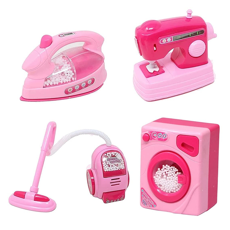 4Pcs Battery Operated Pretend Play Household Appliances