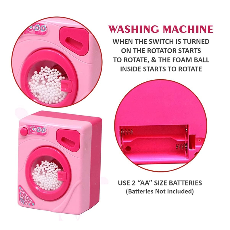 4Pcs Battery Operated Pretend Play Household Appliances