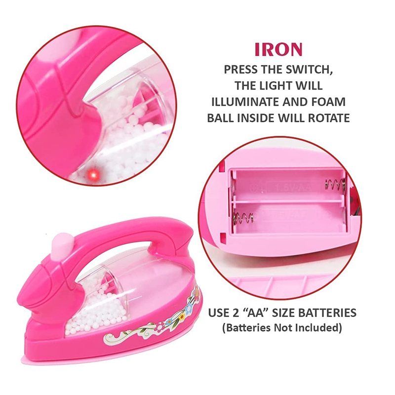 4Pcs Battery Operated Pretend Play Household Appliances