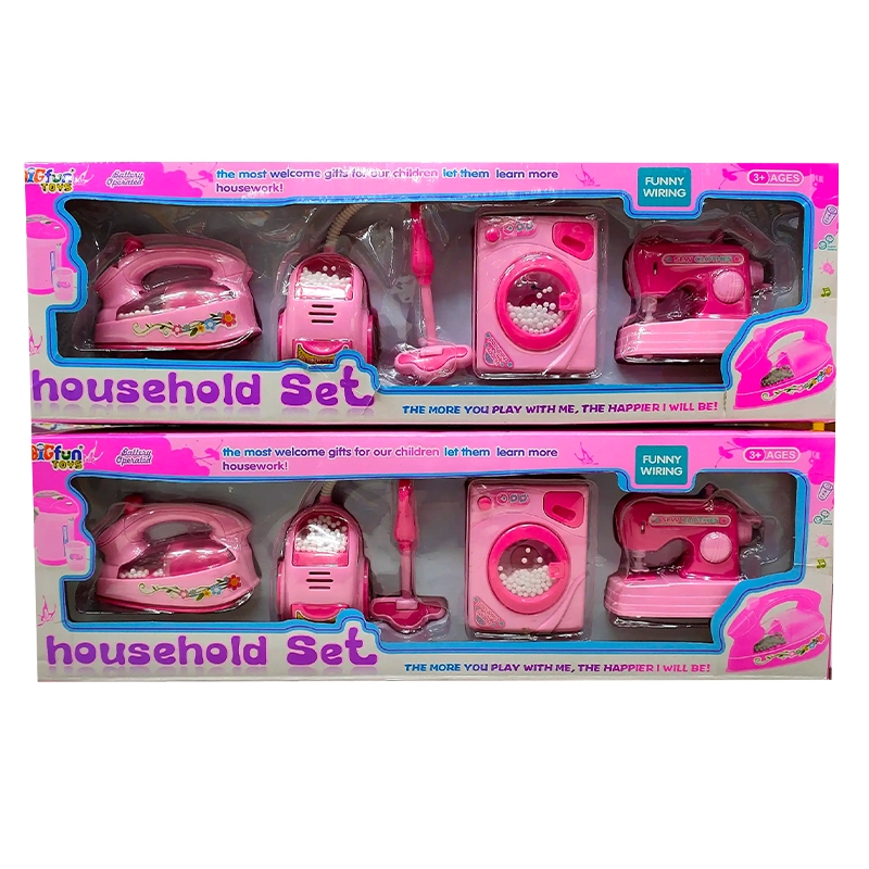 4Pcs Battery Operated Pretend Play Household Appliances