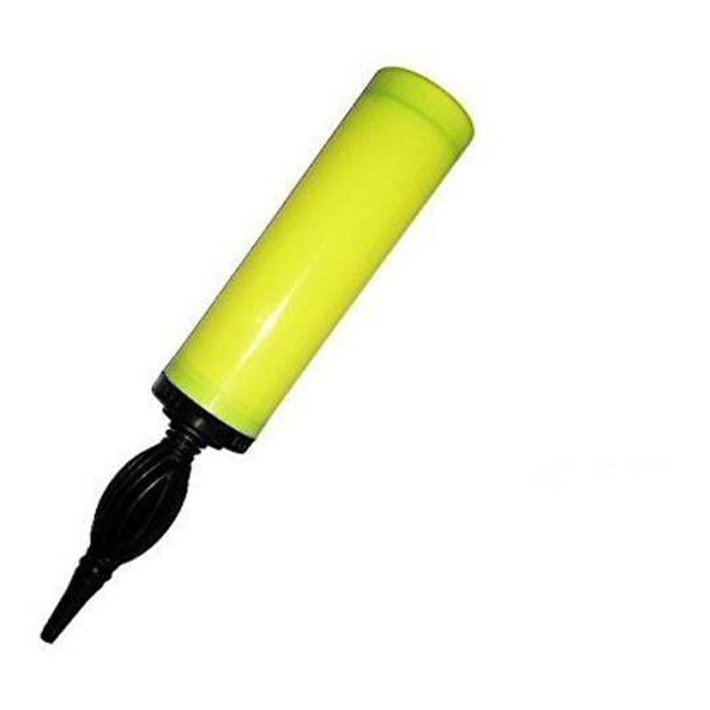 Solid Hand Pump Balloon (Yellow, Pack of 1)