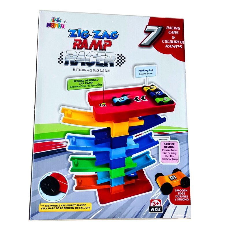 Manku Zig-zag ramp Car racer Track