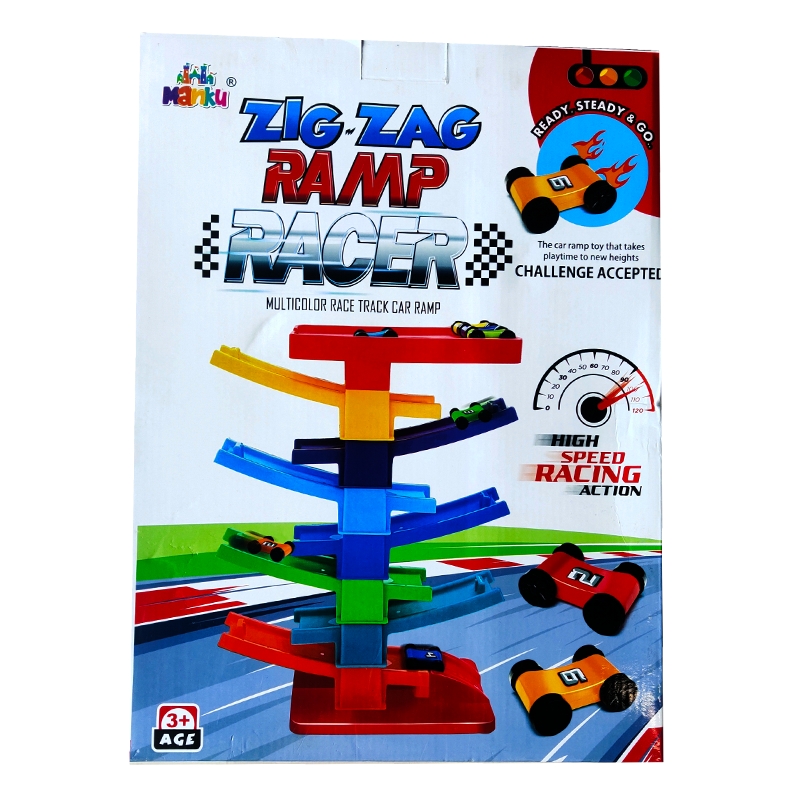 Manku Zig-zag ramp Car racer Track