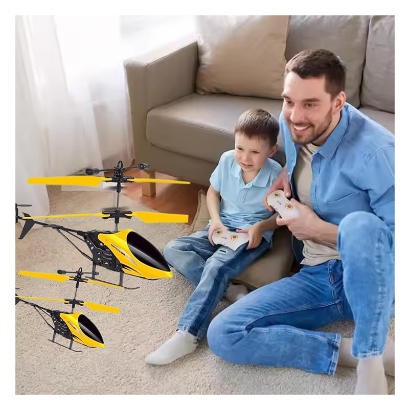 Helicopter Toy with Remote (Yellow)