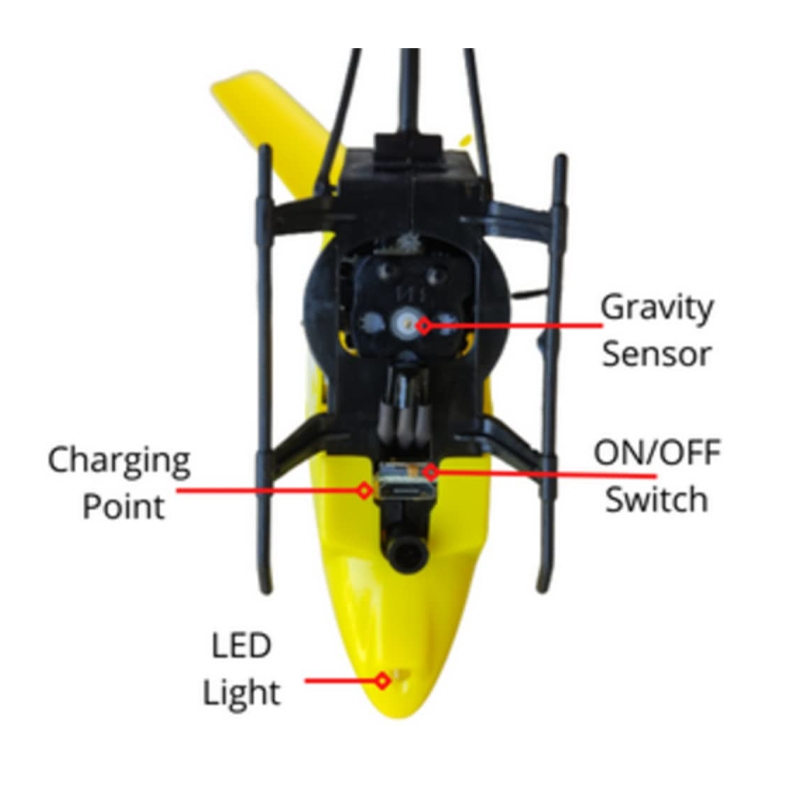 Helicopter Toy with Remote (Yellow)