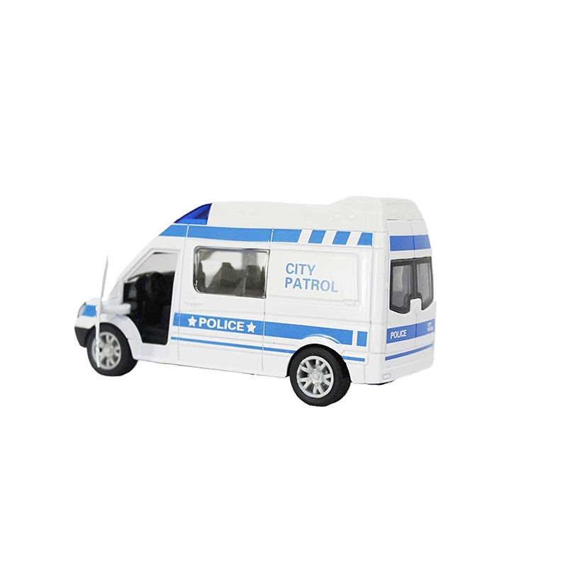 CITY PETROL Police Toy Car for Kids -Pull Back Metal Friction for Kids,Boys,Girls (Multicolor)