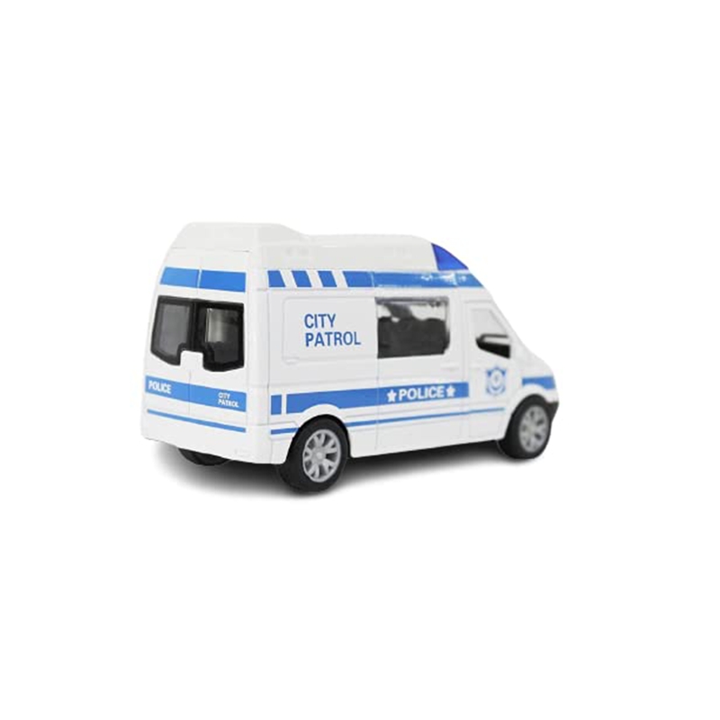 CITY PETROL Police Toy Car for Kids -Pull Back Metal Friction for Kids,Boys,Girls (Multicolor)
