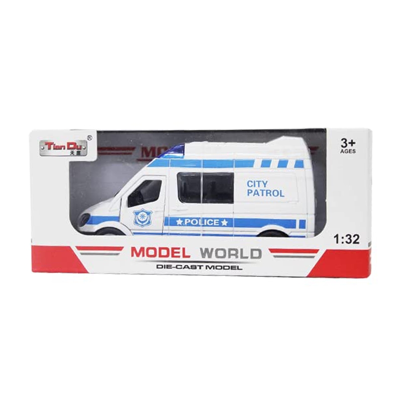 CITY PETROL Police Toy Car for Kids -Pull Back Metal Friction for Kids,Boys,Girls (Multicolor)