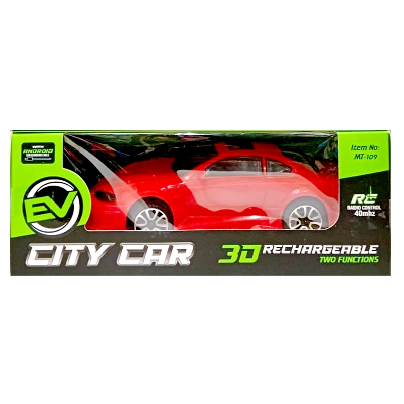 City Remote Controlled Car 3D lights (red)