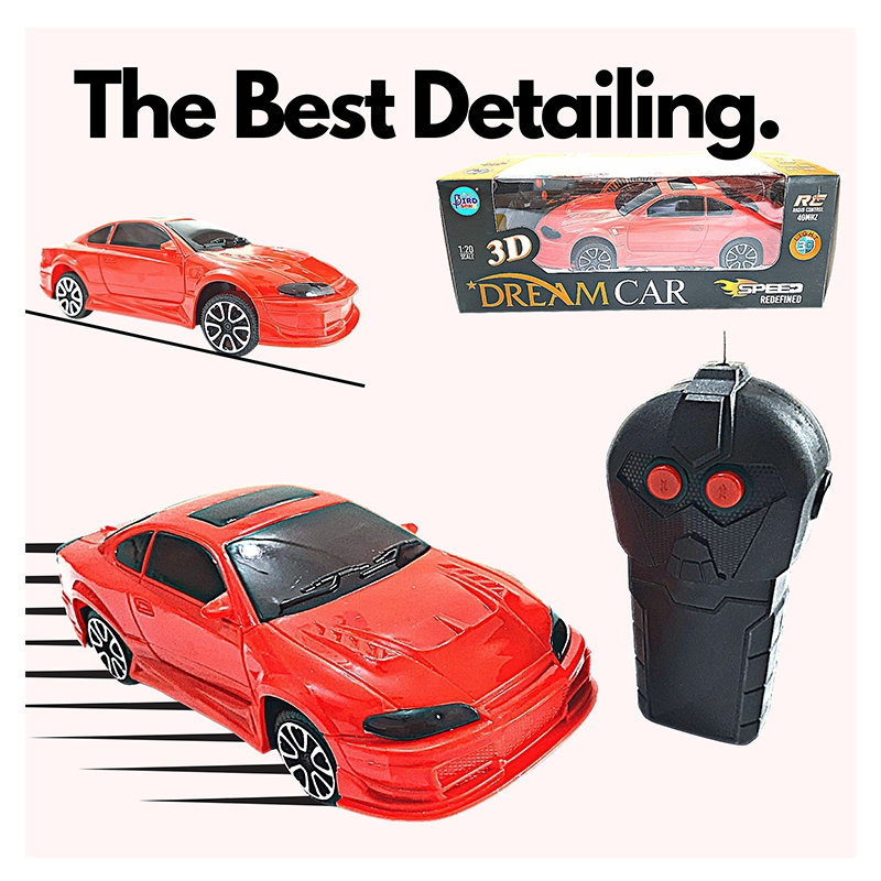 City Remote Controlled Car 3D lights (red)