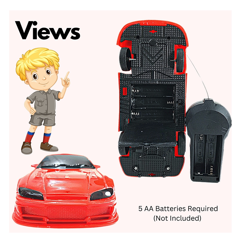 City Remote Controlled Car 3D lights (red)