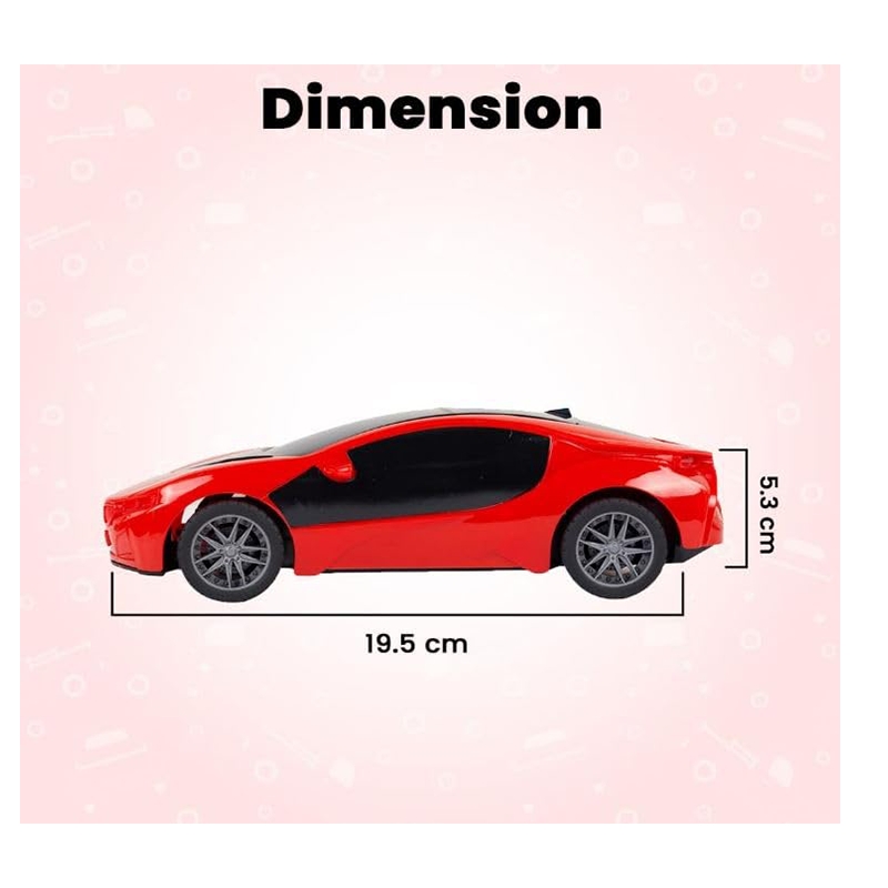 Gooyo Famous racing Car 1:22 Scale with 3 D light (Red)