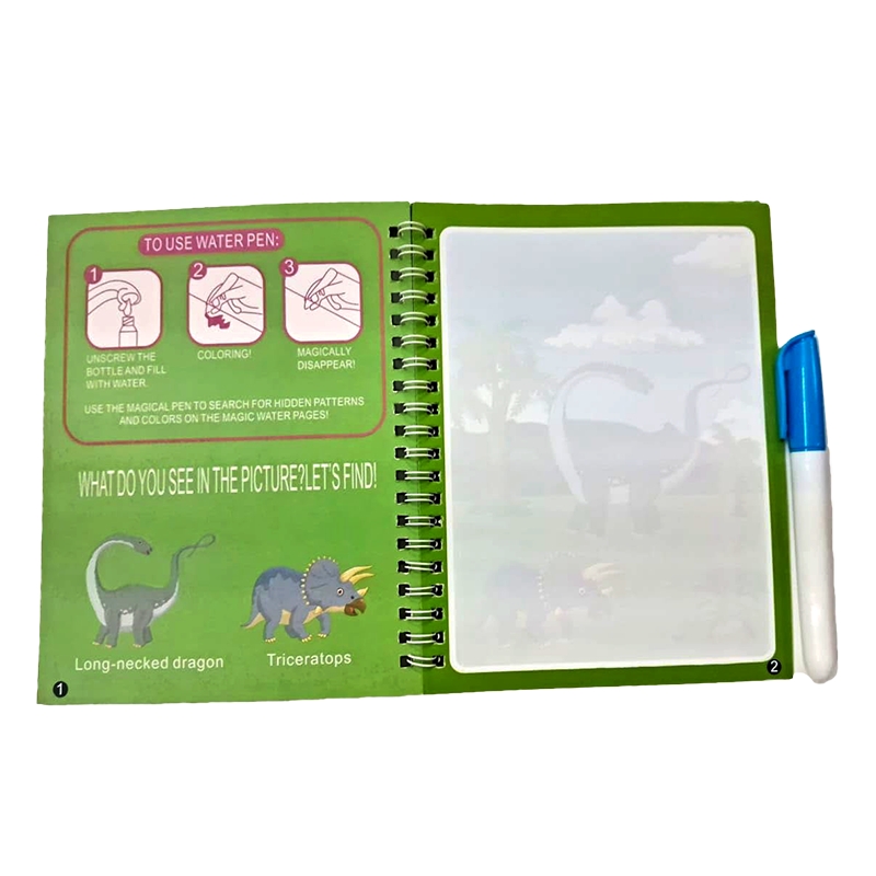 Dinosaur Reusable Magic Water Book for Painting