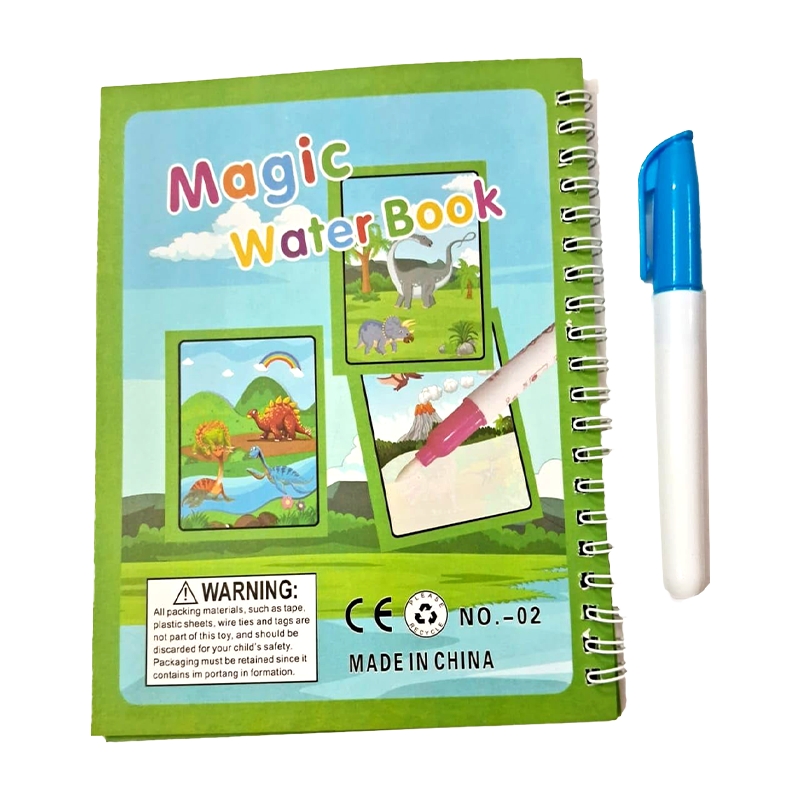 Dinosaur Reusable Magic Water Book for Painting