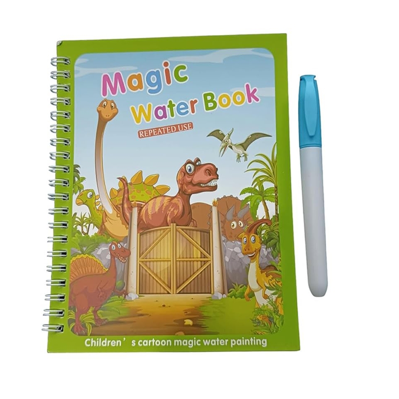 Dinosaur Reusable Magic Water Book for Painting