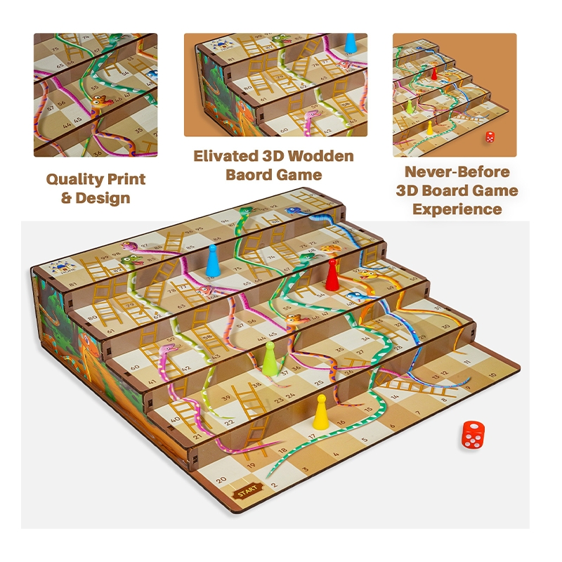 3D Snakes & Ladders