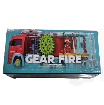 Gear Fire Truck of Transparency: Illuminated with Vehicle Music, Light, and Sound