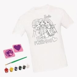 Paint Your T-Shirt with Barbie Design