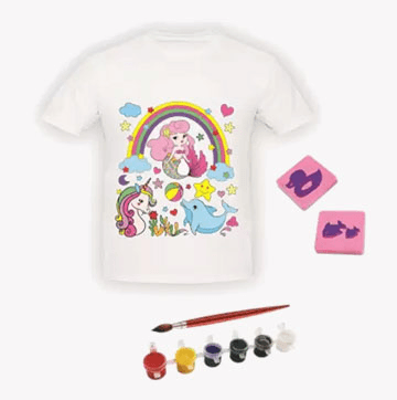 Paint Your T-Shirt Mermaid