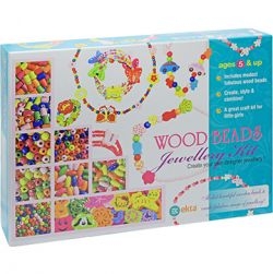 Ekta Wood Beads Jewellery Kit for Senior