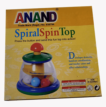 Anand spiral Spin Top