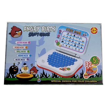 Angry Bird Study Game Toy With Music And Alphabet Sound (Blue)