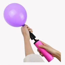 Hand Pump for balloon Air Inflator(Pink)