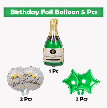 Champagne foil balloon