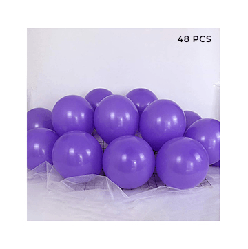 Rubber Purple Plain Balloon