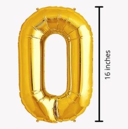 Numbers Foil Balloons(golden,0)