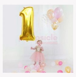 Numbers Foil Balloons(golden,1)